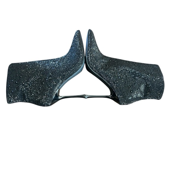 INC International Concepts Rakima Embellished Rhinestone Dress Booties NEW 7.5 - Picture 8 of 10